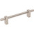 Larkin Knurled Ends 128 mm Center-to-Center Bar Pull | 698-128SN | Jeffrey Alexander