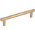 Whitlock 128 mm Center-to-Center Bar Pull | 905-128SBZ | Jeffrey Alexander