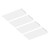 2'x4' Contractor Series LED Backlit Panel with Selectable Lumens & CCT (3000/3500/4000K), White (4-Pack)