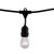 30' STRING LIGHT 12 SOCKETS 30" SPACING E26 BLACK KIT - W/11W S14 CLEAR LAMPS | Bulbrite | 812312 | STRING12L/30FT/30IN/E26/BLACK/INC/S14