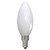 776940 - 5W LED B11 2700K FILAMENT E12 MILKY FULLY COMPATIBLE DIMMING, LED5B11/27K/FIL/M/4 - Bulbrite