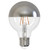 5W LED G25 2700K FILAMENT HALF MIRROR E26 FULLY COMPATIBLE DIMMING | Bulbrite | 776870 | LED5G25/27K/FIL/HM/3
