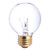 25W G16 GLOBE CLEAR E26 125V | Bulbrite | 311225 | 25G16ECL