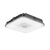 ASD Lighting ASD-CAN09S-A80BK-8EM LED Edge-Lit Canopy with Q-base 50/70/80W 120-277V 0-10V Dimmable 140Lm/W 3000/4000/5000K with Battery Back-up 8W Black UL DLC Premium