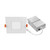 ASD Lighting ASD-JBSR-4D12AC-WH LED Square Recessed Mini Panel with round back 4inch 12W 120V Triac 2700/3000/3500/4000/5000K White UL | ASD Lighting at lightingandsupplies.com