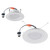 ASD Lighting ASD-LRKR-6D12AC-BR LED Round Downlight Retrofit Kit 5'' and 6" 12W 120V CCT 2700/3000/3500/4000/5000K Dimmable PC, Baffle Trim | ASD Lighting at lightingandsupplies.com