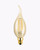 Cyber Tech Lighting LB4FCN-VINT/22K 4W LED Filament Bulb, Flame Tip, E12, 300 lm, 120V, CCT 2200K | Cyber Tech Lighting at lightingandsupplies.com