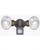 Cyber Tech Lighting FM110PH2/BZ Dual Head Screw-In Security Light Fixture w/ Motion Sensor, 110 Degree, E26, Bronze Finish | Cyber Tech Lighting at lightingandsupplies.com Cyber Tech Lighting FM110PH2/BZ Dual Head Screw-In Security Light Fixture w/ Motion Sensor, 110 Degree, E26, Bronze Finish | Cyber Tech Lighting at lightingandsupplies.com