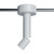 CMC2L-ADJ-MCT-DT-WH - 2in CYLINDER 12in H, GIMBAL HE - Westgate