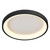 19in ROUND CEILING LIGHT 30W 5 | FMHR-19-MCT5-BK | Westgate | Westgate at lightingandsupplies.com