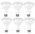 Halco 80295 LED BR30 Flood 6-Pack 8W 3000K Dimmable 80+ CRI 650 Lumen White Housing (Essential Series) | 8BR30-FL-LED-830-DIM-ES-6-PK | Halco Lighting Technologies | Halco Lighting Technologies at lightingandsupplies.com
