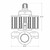 L2-CL-FLTW-54-75W-50K-E39 - 75W POWR ADJ. WING CORN LAMP - Westgate