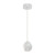MODERN 6in COCONUT PENDANT 6/9 | LCFK-MCTP-WH | Westgate | Westgate at lightingandsupplies.com