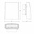 MINI ADJUSTABLE CUT-OFF WALL P | LWAX-SM-12W-50K-P-WH | Westgate