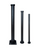 120in DECORATIVE POLE D1 SERIE | POL-D1-120-3PC-BK | Westgate | Westgate at lightingandsupplies.com