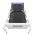 SNAP-IN 1in SQUARE RECESS LIGH | SDL1S-ST-MCT5-WH | Westgate | Westgate at lightingandsupplies.com