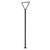 TREE OF LIGHT POST TOP DOUBLE- | TOL-A2-1L-BK | Westgate | Westgate at lightingandsupplies.com