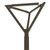 TOL-A3-3L-BR - TREE OF LIGHT POST TOP TRIPLE - Westgate