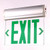 EDGE-LIT EXIT SIGN PLASTIC HOU | XT-EL1GCA-EM-WH | Westgate | Westgate at lightingandsupplies.com