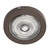 Westgate CXER-40-80W-MCTP-SR Builder Series Indoor Round Canopy Light Selectable 40/60/80W 30/40/50K Sensor Ready, Brz