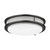 Westgate FDL-12-MCT5-BK 12In Double-Ring Flush Mount 16W 5CCT Dim - Black | Westgate at lightingandsupplies.com