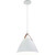 LCFN-MCT5-WH - 14In Nordic Design Pendant With Leather Strap 4Ft Susp. Cord 25W 1400Lm 5CCT Cr90 Wh - Westgate