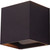 Westgate LRS-Q-MCT5-BR Outdoor Cube Light With Beam-Angle Fins 15W 600Lm 5CCT Dim, Bronze | Westgate at lightingandsupplies.com