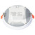 Westgate RSL6-JB-MCT5 6In J-Box Slim Snap-In Recessed Light, 12W 1000Lm 5CCT