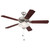 Westgate WFL-105-PC-5B-52-SN-RWSO 52In 5-Blade Ceiling Fan And Light 3X7W A15 Pull Ch. Satin Nickel And Rosewood/Silver Oak Blades | Westgate at lightingandsupplies.com