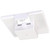Floating Canopy - White - Single Circuit - J-type | TRKJ/FCPY/1C/WH | Green Creative | Green Creative at lightingandsupplies.com