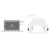 Green Creative 4-in 7.5/21W Downlight, Square, DM, Smooth, Wide, 120V-277V, 5CCT, W | NYXDM4SQ/S9CCT5S/DUALDIM/WD/WW | Green Creative at lightingandsupplies.com
