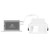 Green Creative 6-in 7.5/21W Downlight, Square, DM, Smooth, Wide, 120V-277V, 5CCT, W | NYXDM6SQ/S9CCT5S/DUALDIM/WW/WW | Green Creative at lightingandsupplies.com