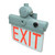 ESL Vision ESL-HZEX-5W-1GR LED Hazardous Exit Sign, Wattage 5W, Lumens 390 lm, Voltage 100-277VAC Input, Class l, Division l, Green Color Exit Sign with Emergency Back Up Battery, Grey Finish | ESL Vision at lightingandsupplies.com