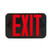 Keystone Exit Sign Thermoplastic Style 1 Black Color Single Or Double Facing Red Or Green Switchable Lettering Surface Mount 120-277Vac Emergency Battery Backup (KT-EX-TP1-BL3RG-SU) | Keystone Technologies | Keystone Technologies at lightingandsupplies.com