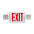 Keystone Exit Combination Style 1 White Color Single Or Double Facing Red Or Green Switchable Lettering 6500K Dual Heads 120/277Vac Emergency Battery Backup Remote Capable (KT-EC-TP1-WH3RGW-SD-RC) | Keystone Technologies | Keystone Technologies at lightingandsupplies.com