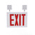 Keystone Exit Combination Chicago Compliant Style 1 White Single Facing Red Lettering 6500K Dual Head Surface Mount 120-277 Vac Emergency Battery Backup (KT-EC-STCH1-WH1RW-SU-HO) | Keystone Technologies | Keystone Technologies at lightingandsupplies.com