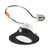 Keystone 4 Inch Circular LED Residential Retrofit Gimbal Black Trim 8W CCT Selectable 2700K/3000K/3500K/4000K/5000K Triac Dimming Quick Disconnect E26 Base (KT-LED8RD-4C-9CSF-DIM-G-B) | Keystone Technologies | Keystone Technologies at lightingandsupplies.com