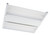 Keystone KT-HBLED60-1.5F-840-VDIM-P/G2 60W LED Highbay, 1.5Ft Long, 120-277V Input, Frosted Lens, 4000K, 0-10V Dimmable, Premium Series, Generation 2 | KT-HBLED60-1.5F-840-VDIM-P /G2 | Keystone Technologies | Keystone Technologies at lightingandsupplies.com