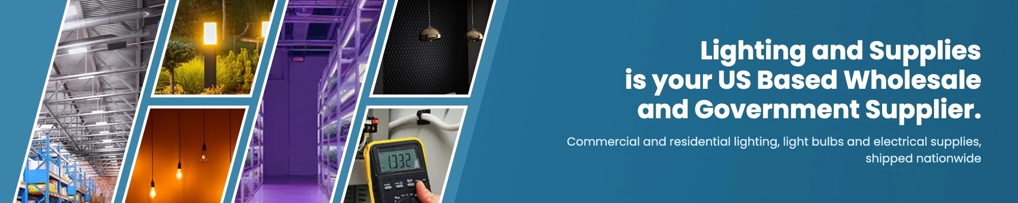 Lighting and Supplies - US based wholesale and government supplier of commercial and residential lighting, light bulbs and electrical supplies