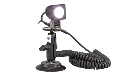 Larson Electronics - Infrared Remote Control LED Spotlight - Permanent  Mount, Weatherproof - Black