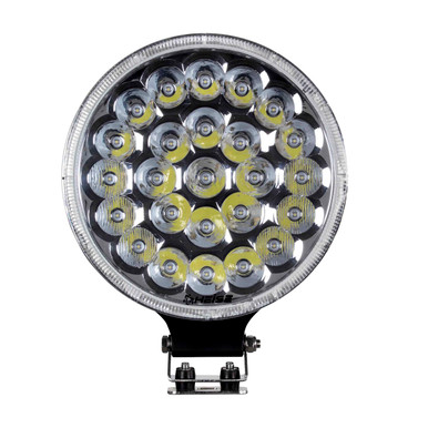 Heise LED Lighting HE-DL5 Round Driving Light - 9 Inch, 25 LED