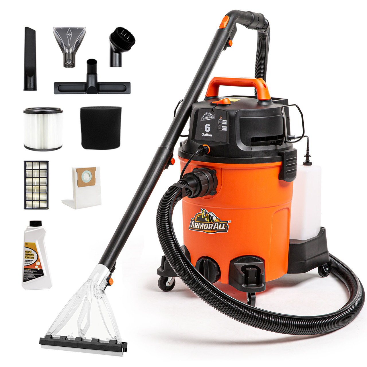 Armor All 6-Gallon* 5.5 Peak HP† 3-in-1 Wet/Dry/Upholstery Shampoo