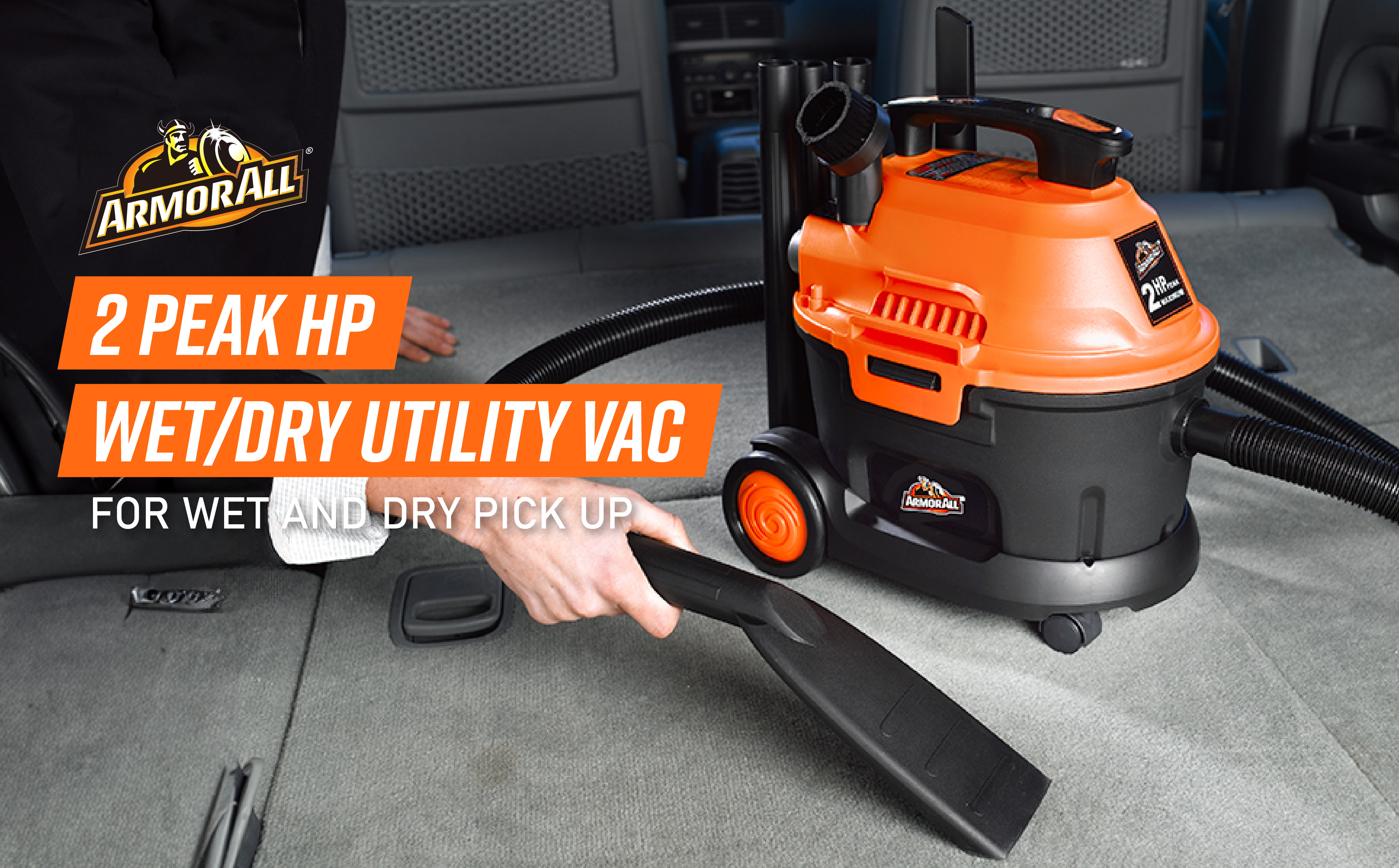 Armor All 2.5-Gallon* 2 Peak HP† Wet/Dry Vac