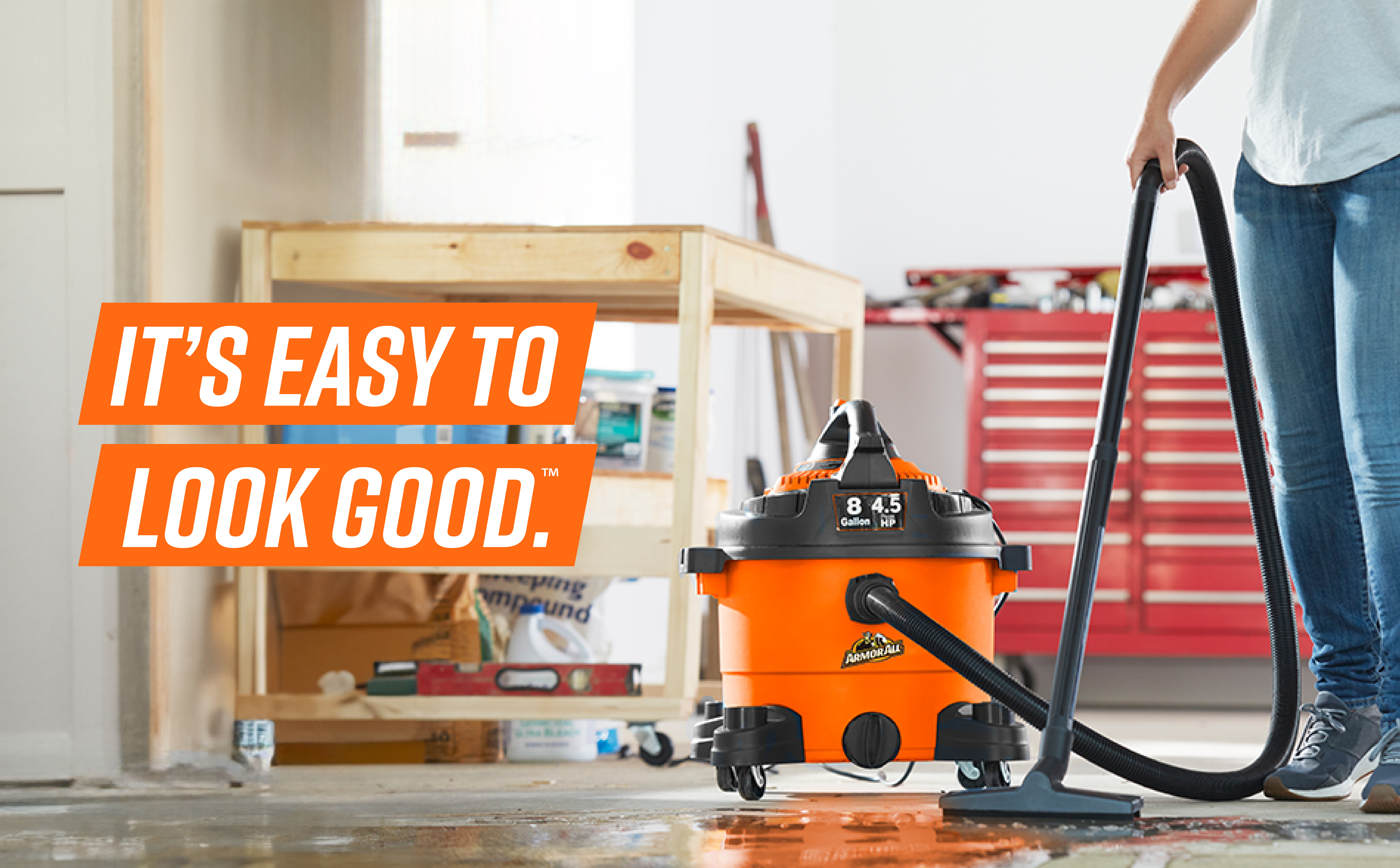 Armor All® VBV809PF 0901 8-Gallon 4.5 Peak HP Wet/Dry Car Vac with