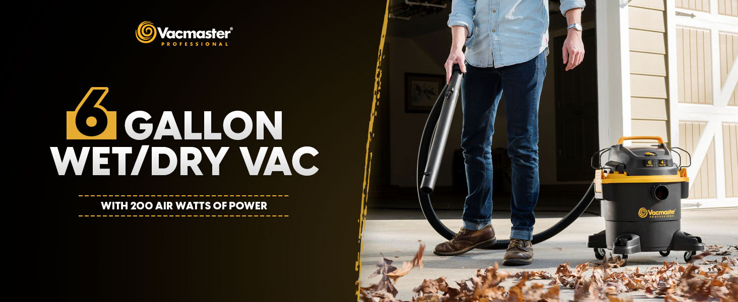 6-Gallon 4 Peak HP Wet/Dry Vacuum VJF608PF 0202
