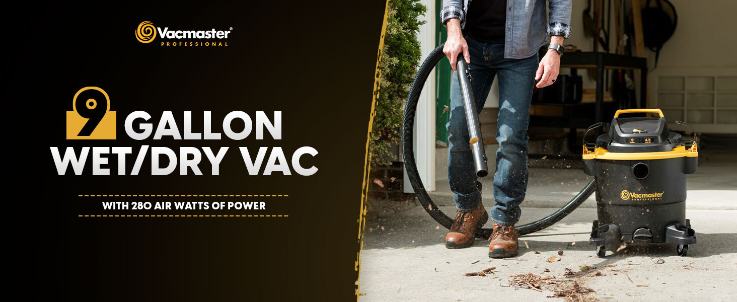 9-Gallon 4.5 Peak HP Wet/Dry Vacuum VJF912PF 0202