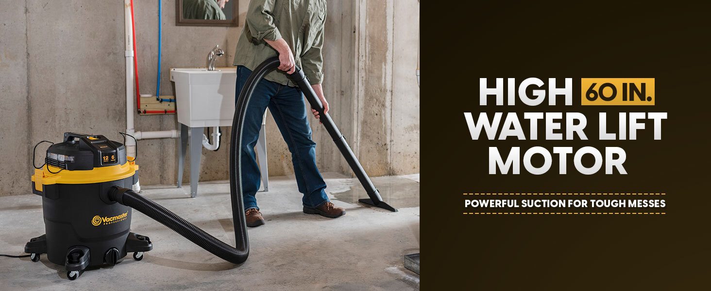 12-Gallon 6 Peak HP Beast Series™ Wet/Dry Vacuum VJH1211PF 0204