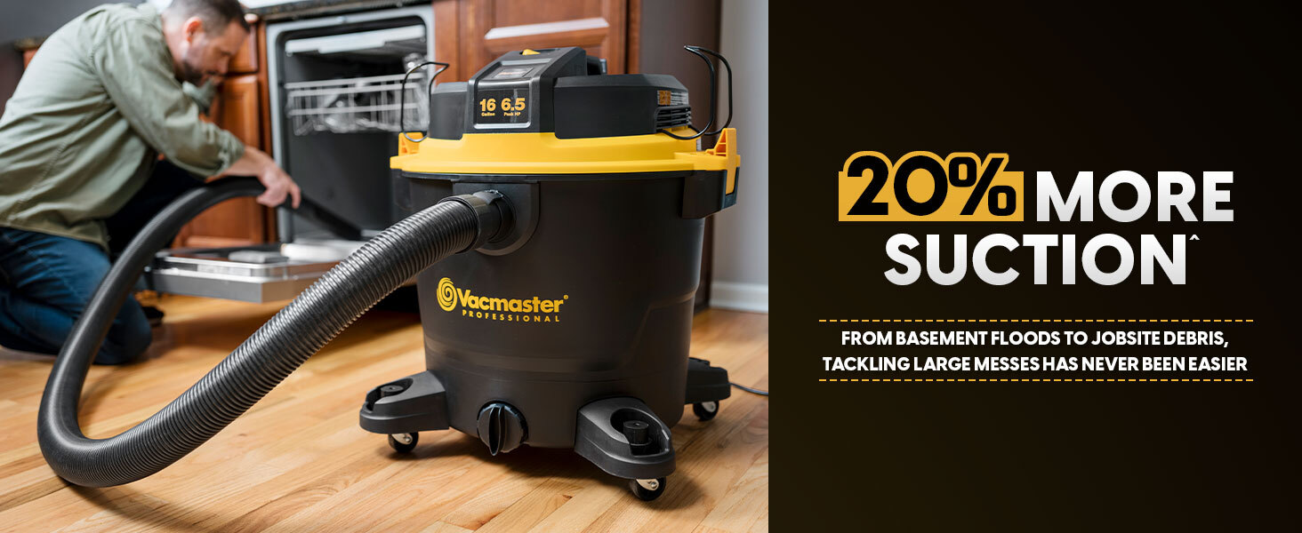 16-Gallon 6.5 Peak HP Beast Series™ Wet/Dry Vacuum VJH1612PF 0202