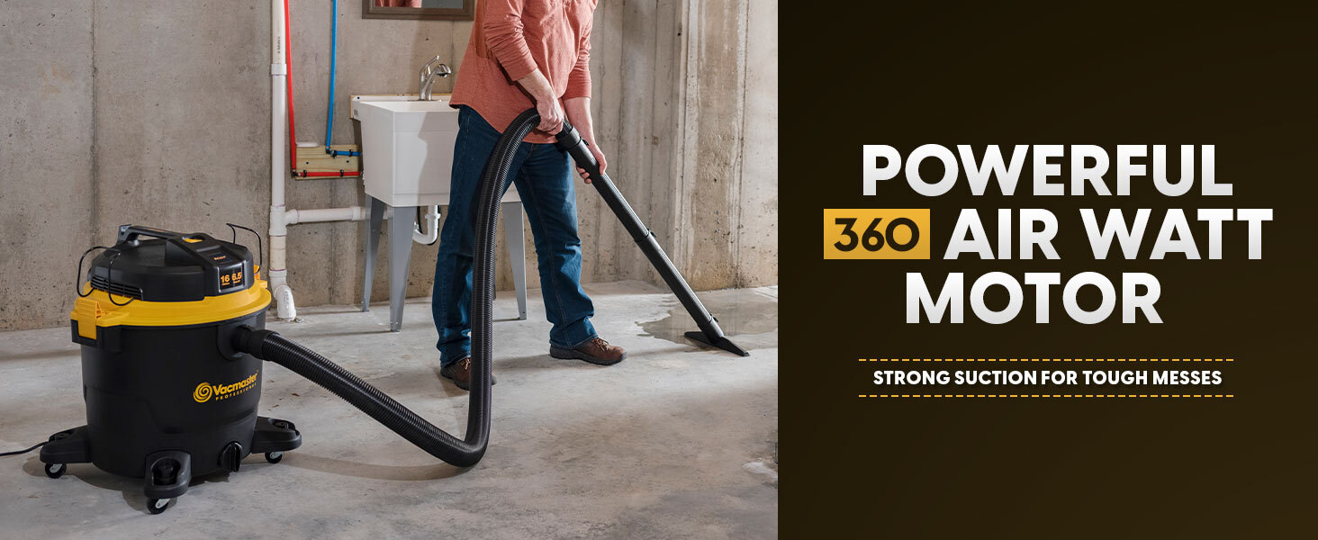 16-Gallon 6.5 Peak HP Beast Series™ Wet/Dry Vacuum VJH1612PF 0202