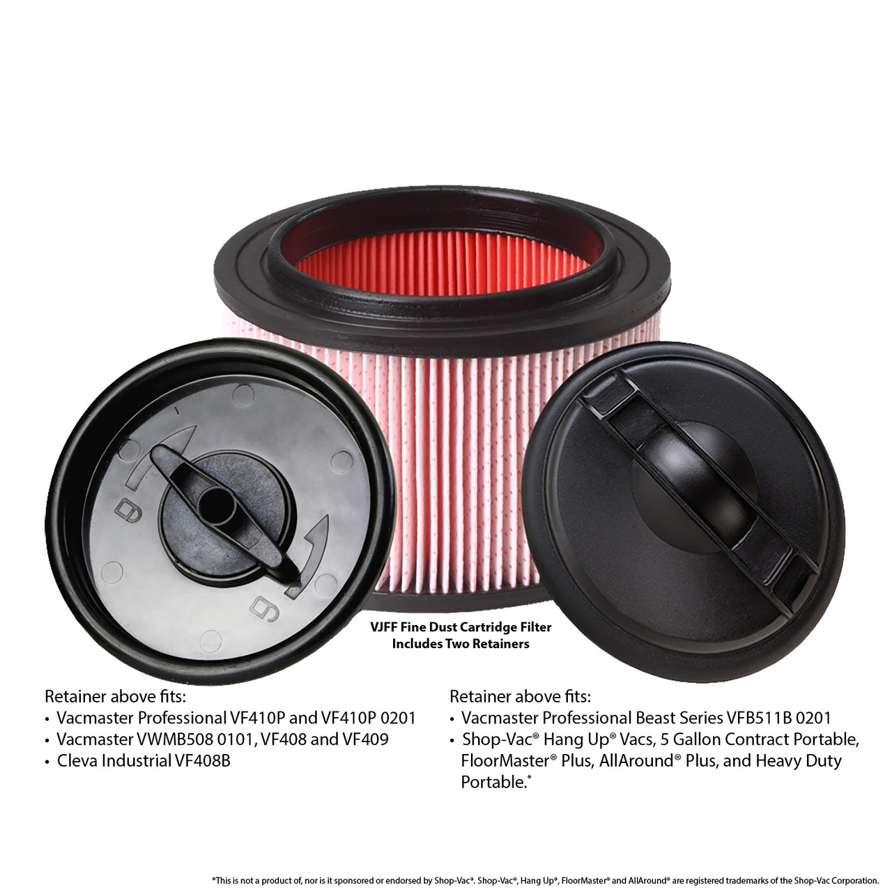 VJFF Fine Dust Cartridge Filter and 